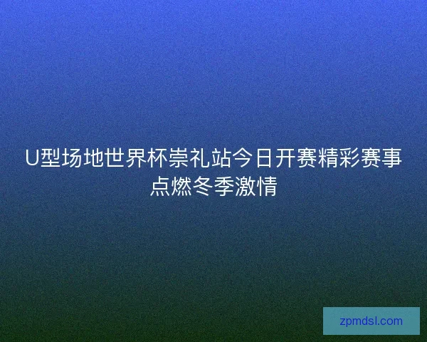 U型场地世界杯崇礼站今日开赛精彩赛事点燃冬季激情 U型场地世界杯崇礼站今日开赛精彩赛事点燃冬季激情